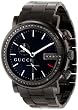 Gucci Unisex YA101347 G-Chrono Black PVD 60 Black Diamonds Case Watch from Gucci