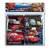 2pk Disney Cars 2 Memo 3x5 Pad in Poly Bag W/Header