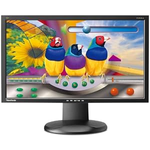 ViewSonic VG2428WM 24-Inch Ergonomic Widescreen Monitor with 1920x1080 Resolution - Black by 