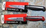 Steak Knife by Royal Norfolk Cutlery 4.5 RED Handle