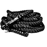 ELITESRS Battle Ropes with Anchor Kit for Undulation Fitness, Exercise and Weight Training - 1.5" or 2" in 30ft, 40ft or 50ft