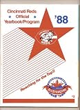 1988 cincinnati reds official yearbook program