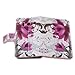 Einzige Slim-Fit Premium leather Case for Huawei Ascend Y300 with Premium Universal Stylus/Pen (Purple flower)