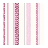 York Wallcoverings JE3579SMP Friends Forever Patterned Stripe 8-Inch x 10-Inch Wallpaper Memo Sample