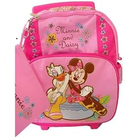 Disney Minnie Rolling Backpack : Kid size school bag