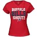 Buffalo Bills T Shirt : Reebok Buffalo Bills Ladies Red Her Cheer V-neck T Shirt