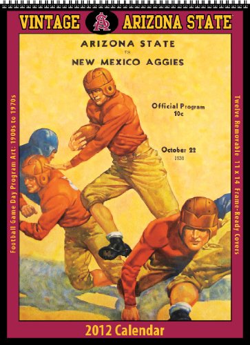 Arizona State Sun Devils 2012 Vintage Football Calendar