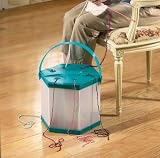 Portable Knitting Wool And Yarn Organizer by Collections Etc