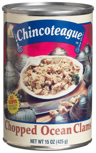 Chincoteague Seafood Chopped Ocean Clams, 15-Ounce Cans (Pack of 12) by Chincoteague Seafood