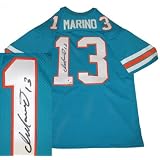 Dan Marino Signed Authentic Miami Dolphins Jersey - Teal at SuperStar Greetings