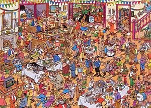 Childrens Toyshop  Toys : Jumbo Puzzle - Jan van Haasteren - Happy Birthday (1000 pieces)