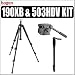 Bogen Manfrotto 190XB 3 Section Aluminum Tripod &amp; Bogen Manfrotto 503HDV Professional Video Fluid Head + BONUS MACCABEE Monopod