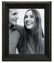 Hudson Black Scratch Picture Frame 8x10"