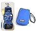 Pockettrip Hanging Cosmetic Bag Travel Case Makeup Toiletry Bag (Blue)