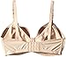 LEADING LADY, Contoured Nursing Bra, Underwire, Seamless, Molded Cups, Padding, One Hand Nursing Clasps, Full Coverage
