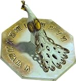 Outdoor Living : Peacock Brass Sundial