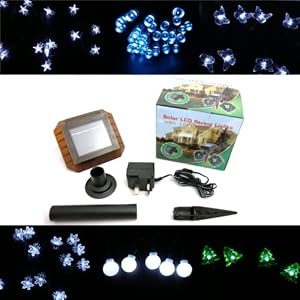 Pk Green Solar Fairy String Lights - 120 Leds /8 Modes / Solar Powered / 12 Metre Length / Christmas Lights / Indoor Outdoor All Year Use