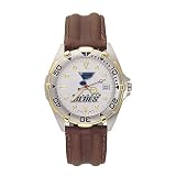 St Louis Blues All Star Mens (Leather Band) Watch