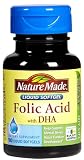 Nature Made Folic Acid 600 mcg with DHA Softgels, 100 ct