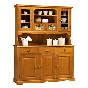Beaux Meubles Pas Chers Buffet Vaisselier Pin Miel 5 Portes 5