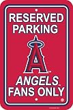 Los Angeles Angels Plastic Parking Signs Set Of 2 - Parking Sign Angels