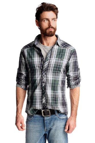 edc by ESPRIT Herren Freizeithemd, kariert 012CC2F009 