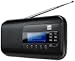 Dual IR 5 Internetradio (WiFi (WEP, WPA, WPA2), RDS-PLL-UKW-Tuner, Akku, Kopfhöreranschluss) Schwarz