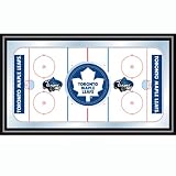 NHL Toronto Maple Leafs Framed Hockey Rink Mirror