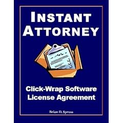 Instant Attorney's Click-Wrap License Agreement