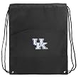 University of Kentucky Backpack Bag Drawstring Cinch Black UK Wildcats Logo Draw String Back Pack - A Great Gift for Boys Girls Students or Adults!
