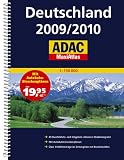 Produkt-Bild: ADAC MaxiAtlas Deutschland 2009/2010: 45 Durchfahrts- und Citypl&auml;ne inklusive Stra&szlig;enregister. Mit Autobahnstreckenpl&auml;nen. &Uuml;ber 77 000 Eintr&auml;gen im Ortsregister mit Postleitzahlen