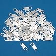 100 Sterling Silver Chain Tags For Jewelry Clasps 9mm