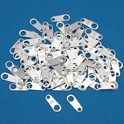 100 Sterling Silver Chain Tags For Jewelry Clasps 9mm