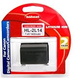 Hhnel HL-2L14 7,4V 1400mA Ersatzakku Typ Canon BP-2L14