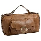 Rampage Glazed Leather Satchel