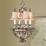 Livex 8844-64 Pomplano Chandelier Palacial Bronze with Gilded Accents