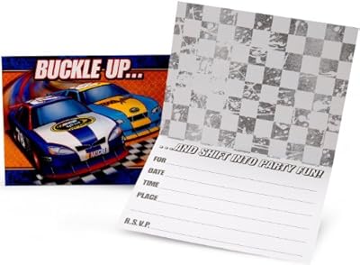 NASCAR Full Throttle Invitations (8 count)