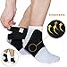 Ipow 2 Pack Nonslip Breathable Adjustable Tendon Ankle Compression Brace Support Protector Stabilizers Wraps with Strap, Medium