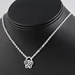 Sterling Silver Necklaces - Butterfly - Length: 16", Height: 16mm