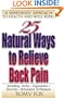 25 Natural Ways Relieve Back Pain