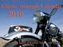 Classic Triumph Motorcycle Calendar 2010