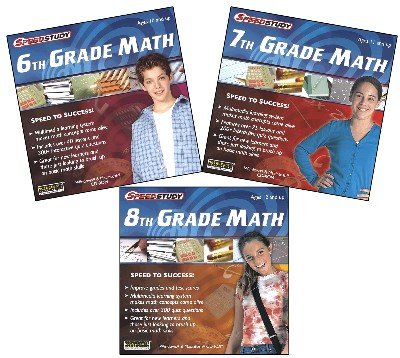Speedstudy Middle School Math Three Pack (Jewel Case)