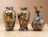 Safari Patchwork Mini Vases - Set of 3