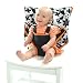 My Little Seat Travel High Chair Coco Snow, Black and White, 6 Months