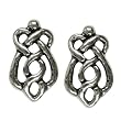 Goddess Knot Celtic - Stud Earrings Sterling Silver