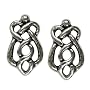 Goddess Knot Celtic - Stud Earrings Sterling Silver