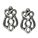 Goddess Knot Celtic - Stud Earrings Sterling Silver