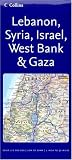 Lebanon, Syria, Israel, West Bank and Gaza (Reference Map)