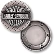 Harley-Davidson Diamond Plate, Classic Derby Nickel Antique Coin