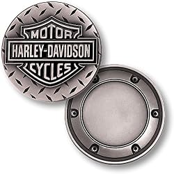Harley-Davidson Diamond Plate, Classic Derby Nickel Antique Coin